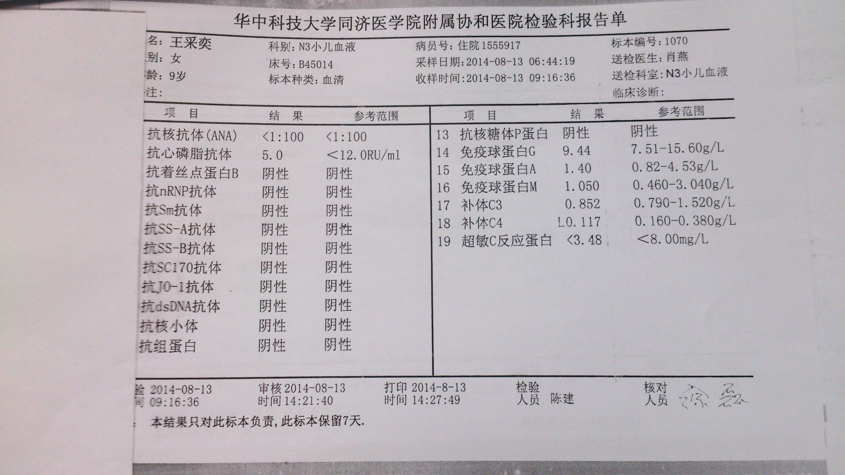 8月13号，各种抗体