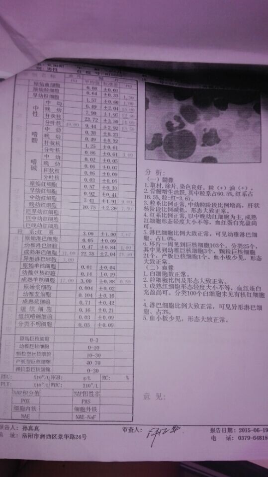 医院做的骨穿